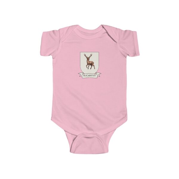 McCarthy Family Coat of Arms Baby Onesie Bodysuit - Image 5