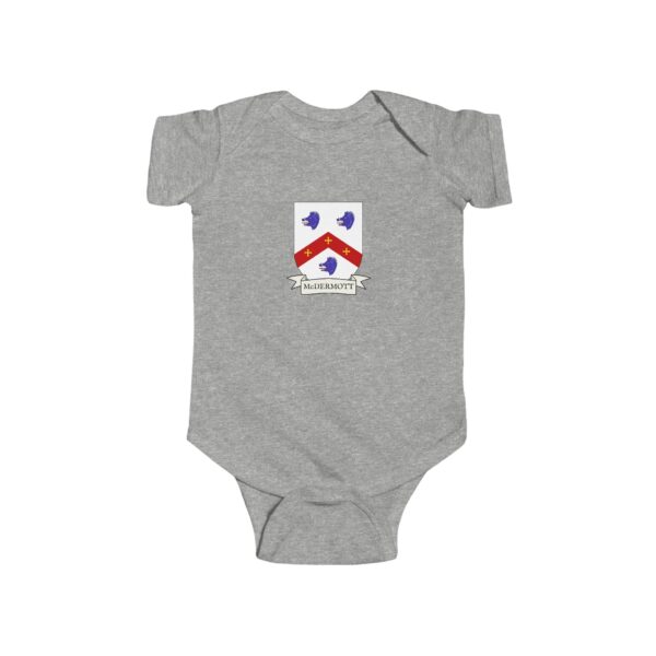 McDermott Family Coat of Arms Baby Onesie Bodysuit - Image 3
