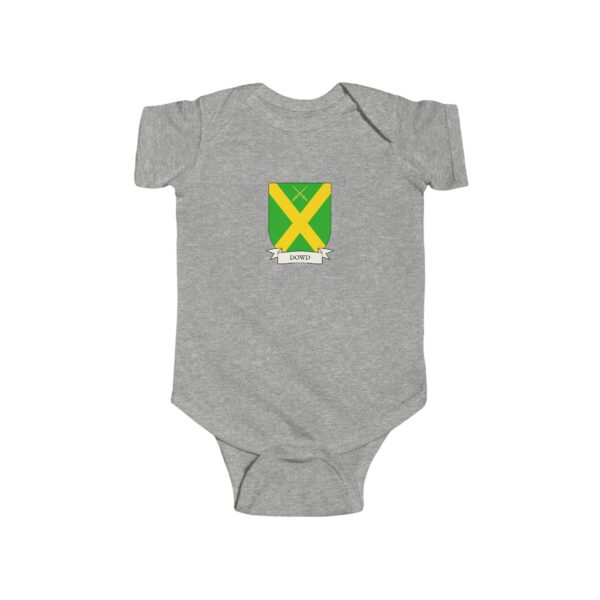 Dowd Family Coat of Arms Baby Onesie Bodysuit - Image 3