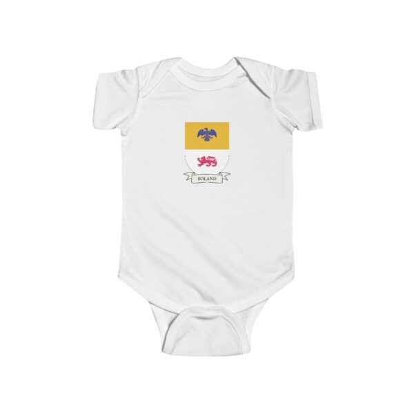 Boland Family Coat of Arms Baby Onesie Bodysuit - Image 2