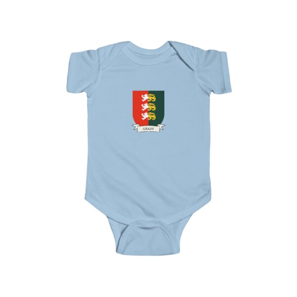 Grady Family Coat of Arms Baby Onesie Bodysuit - Image 4