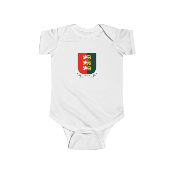 Grady Family Coat of Arms Baby Onesie Bodysuit - Image 2