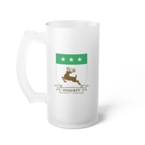 Doherty Family Coat of Arms Beer Mug