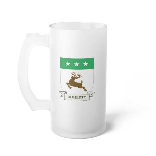Doherty Family Coat of Arms Beer Mug