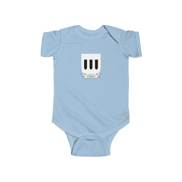 Curran Family Coat of Arms Baby Onesie Bodysuit - Image 4