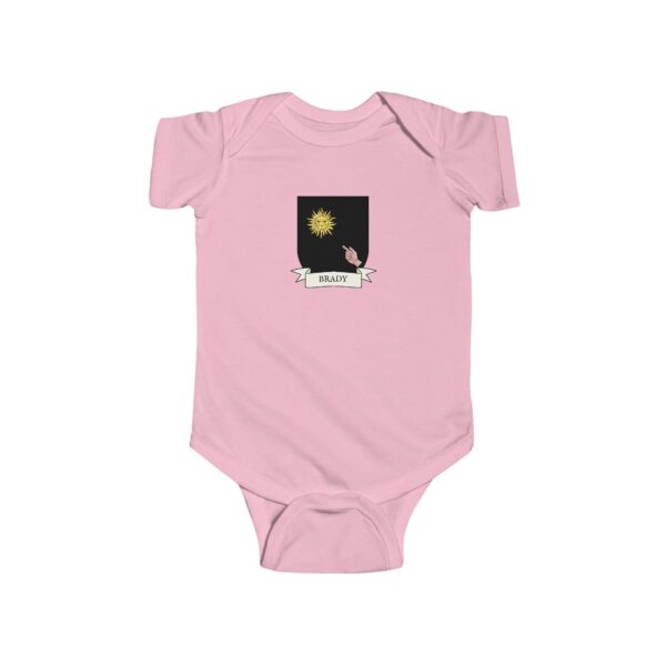 Brady Family Coat of Arms Baby Onesie Bodysuit - Image 5