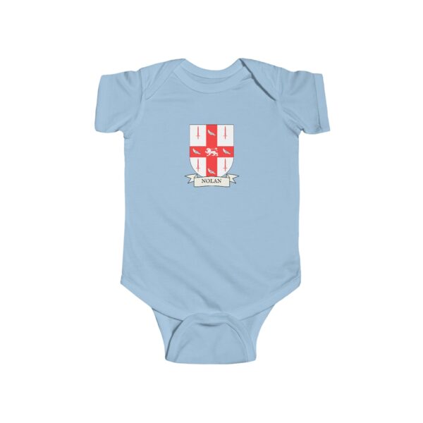 Nolan Family Coat of Arms Baby Onesie Bodysuit - Image 4