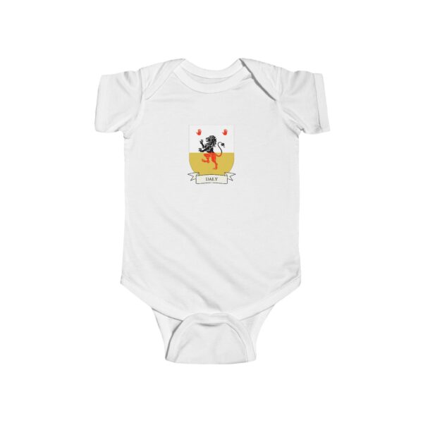Daly Family Coat of Arms Baby Onesie Bodysuit - Image 2