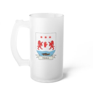 Neill Family Coat of Arms Beer Mug