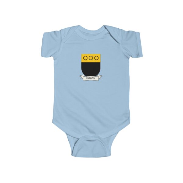 Hogan Family Coat of Arms Baby Onesie Bodysuit - Image 4