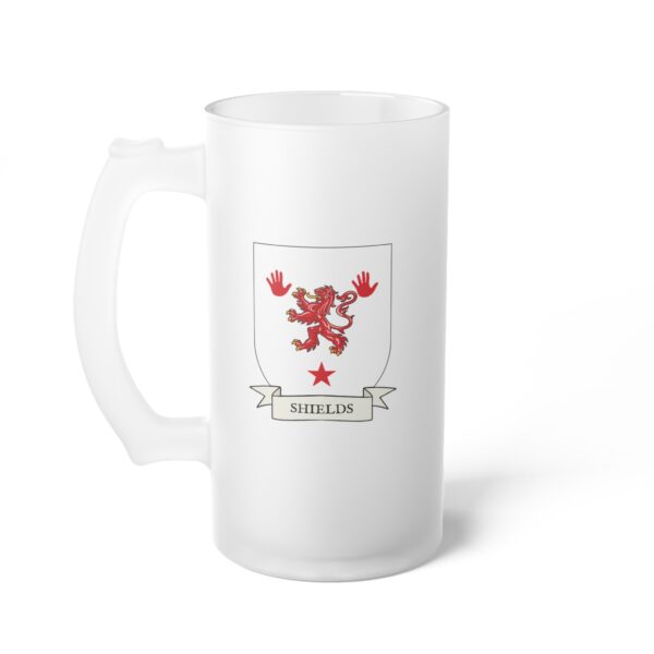 Shields Family Coat of Arms Beer Mug