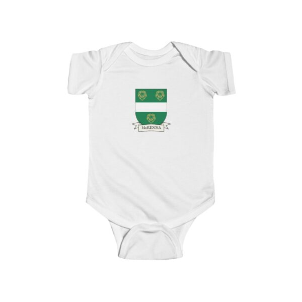 McKenna Family Coat of Arms Baby Onesie Bodysuit - Image 2