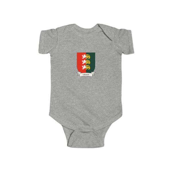 Grady Family Coat of Arms Baby Onesie Bodysuit - Image 3