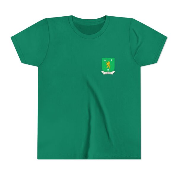 Malone Family Coat of Arms Youth T-Shirt - Image 3