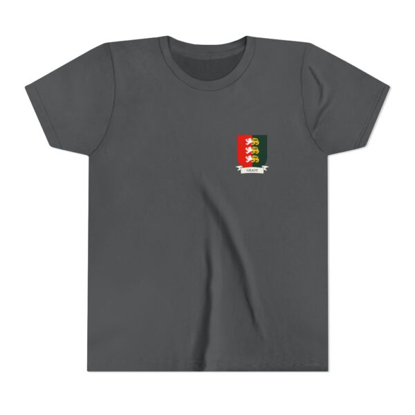 Grady Family Coat of Arms Youth T-Shirt - Image 7
