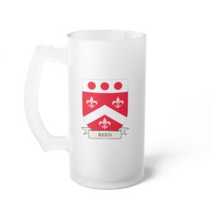 Reed Family Coat of Arms Beer Mug