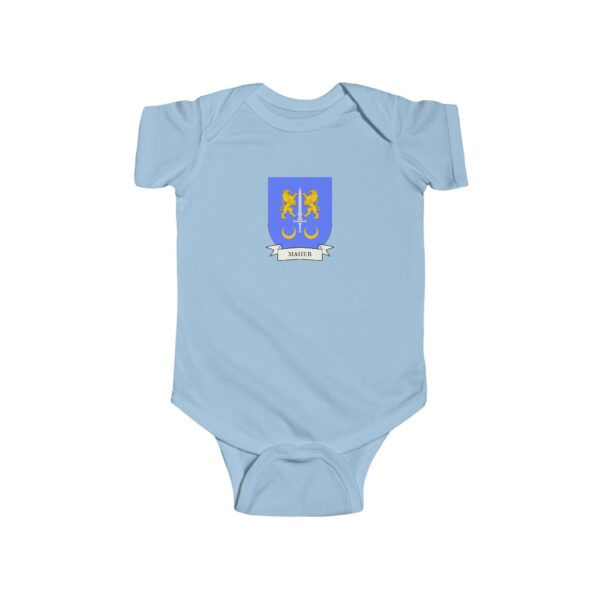 Maher Family Coat of Arms Baby Onesie Bodysuit - Image 4