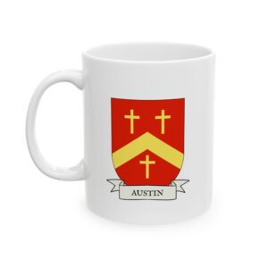 Austin Family Coat of Arms Coffee Mug