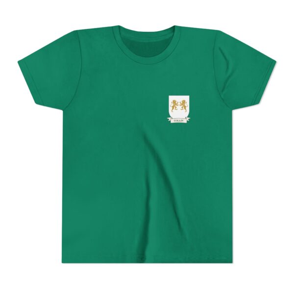 Collin Family Coat of Arms Youth T-Shirt - Image 3