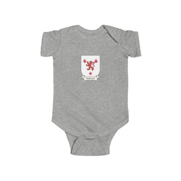 Shields Family Coat of Arms Baby Onesie Bodysuit - Image 3