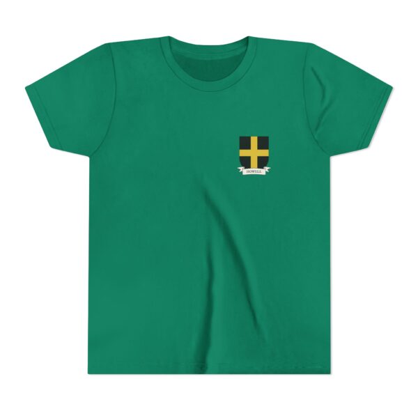Howell Family Coat of Arms Youth T-Shirt - Image 3