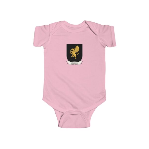 Griffin Family Coat of Arms Baby Onesie Bodysuit - Image 5