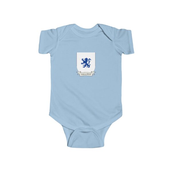 Galloway Family Coat of Arms Baby Onesie Bodysuit - Image 4