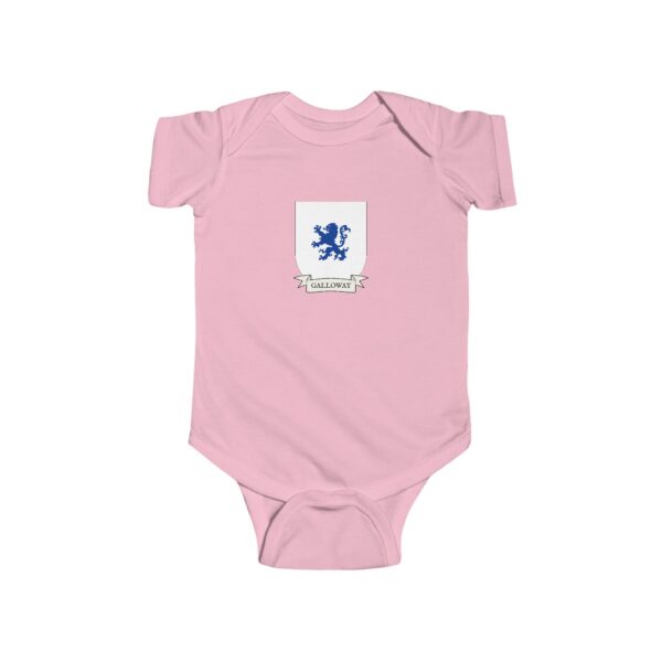 Galloway Family Coat of Arms Baby Onesie Bodysuit - Image 5