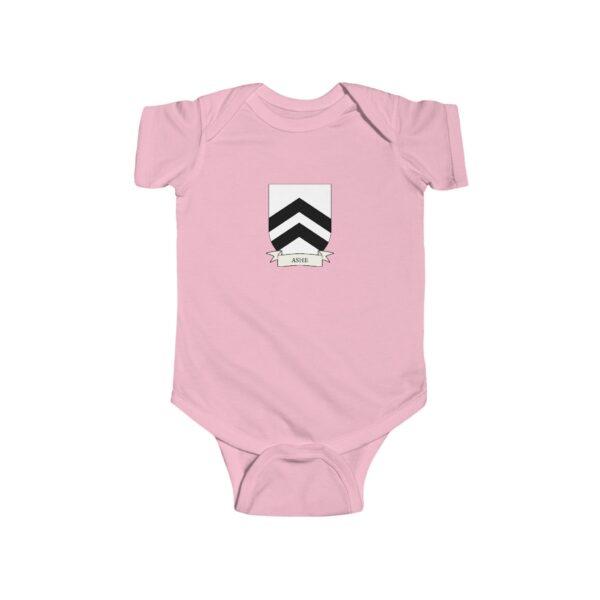 Ashe Family Coat of Arms Baby Onesie Bodysuit - Image 5