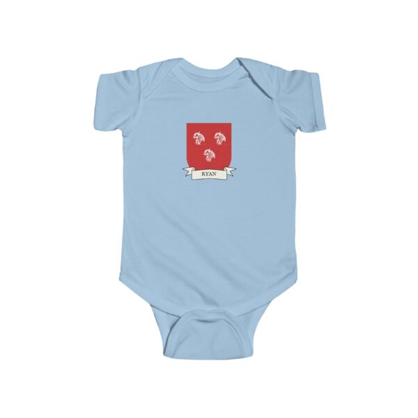 Ryan Family Coat of Arms Baby Onesie Bodysuit - Image 4
