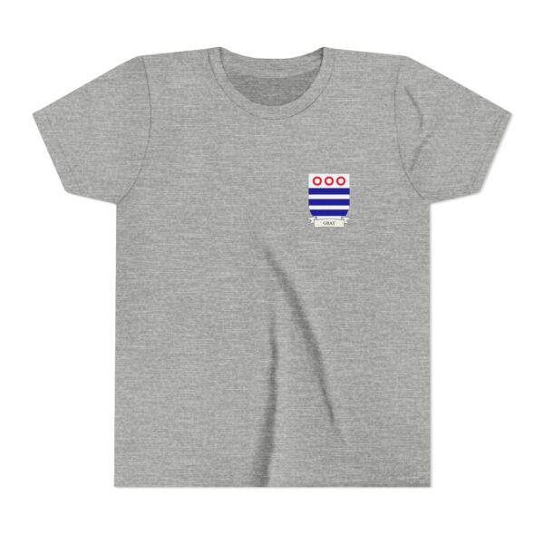 Gray Family Coat of Arms Youth T-Shirt - Image 4
