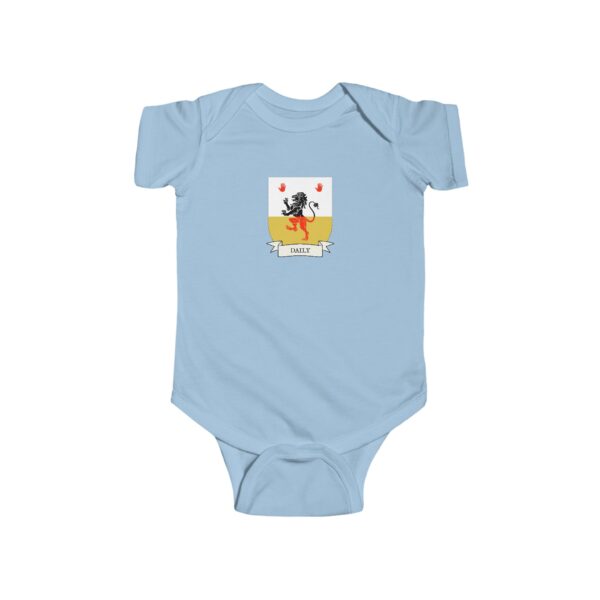 Daily Family Coat of Arms Baby Onesie Bodysuit - Image 4