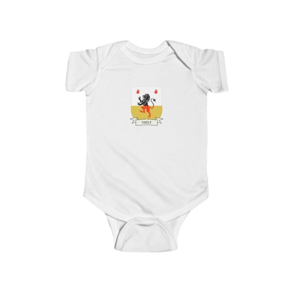 Daily Family Coat of Arms Baby Onesie Bodysuit - Image 2