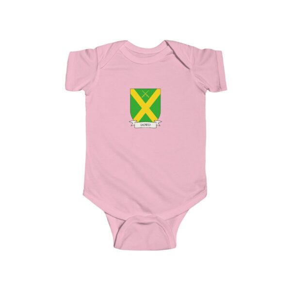 Dowd Family Coat of Arms Baby Onesie Bodysuit - Image 5