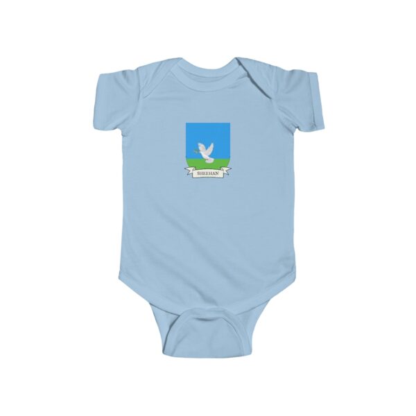 Sheehan Family Coat of Arms Baby Onesie Bodysuit - Image 4