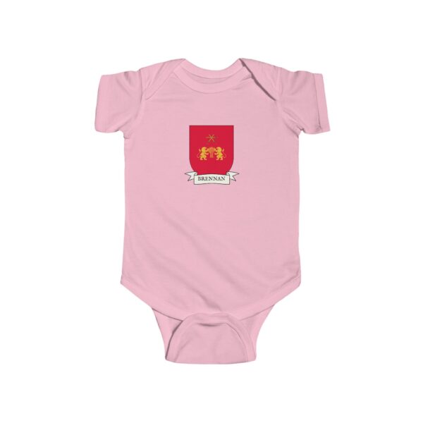 Brennan Family Coat of Arms Baby Onesie Bodysuit - Image 5