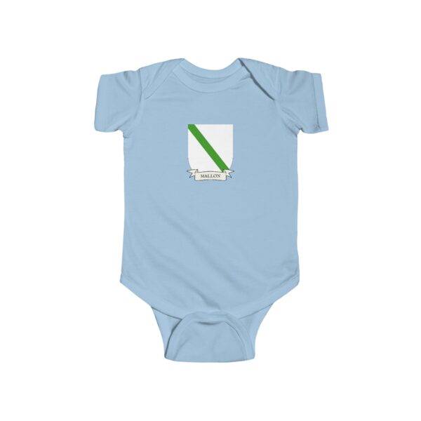 Mallon Family Coat of Arms Baby Onesie Bodysuit - Image 4