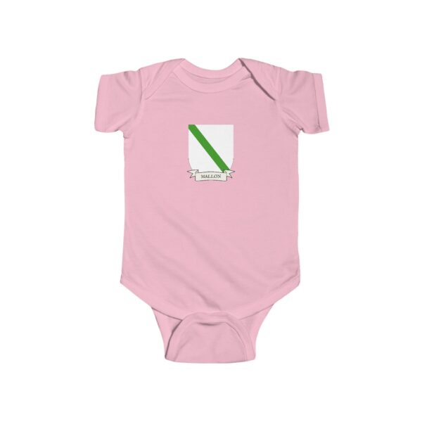 Mallon Family Coat of Arms Baby Onesie Bodysuit - Image 5