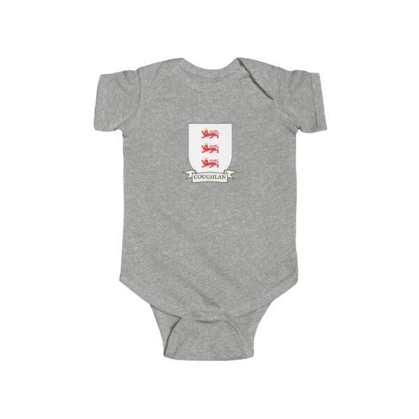 Coughlan Family Coat of Arms Baby Onesie Bodysuit - Image 3