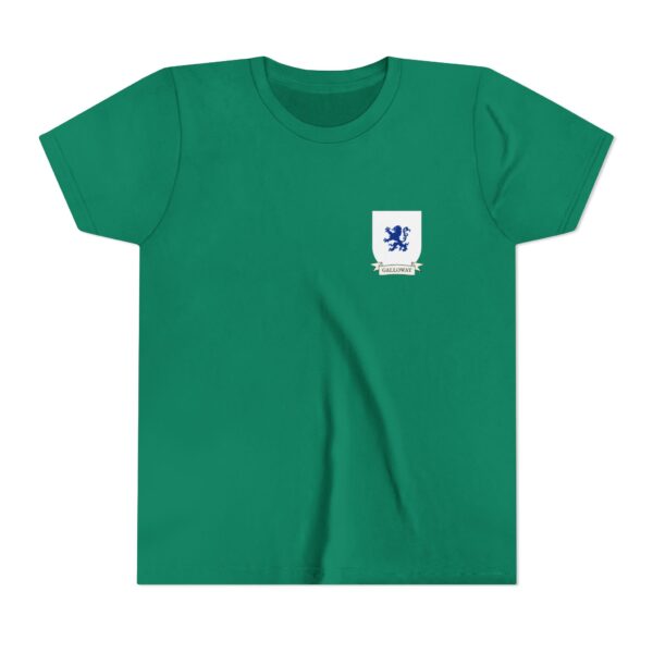 Galloway Family Coat of Arms Youth T-Shirt - Image 3