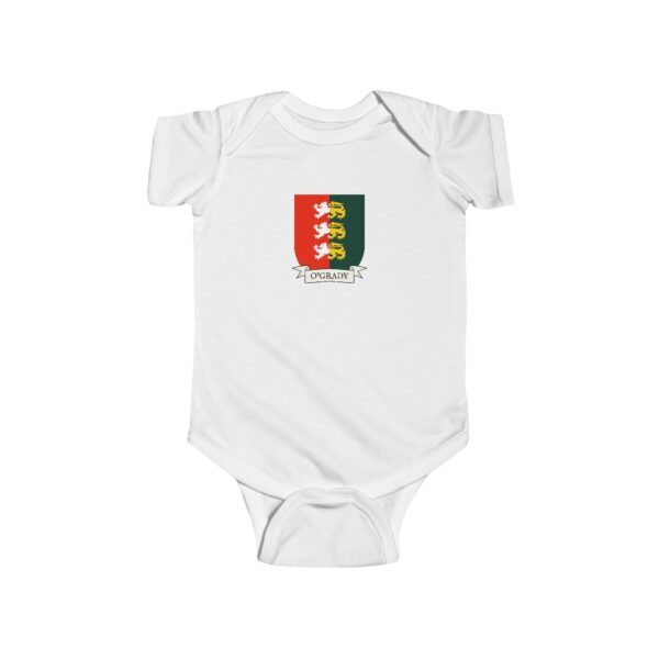O'Grady Family Coat of Arms Baby Onesie Bodysuit - Image 2