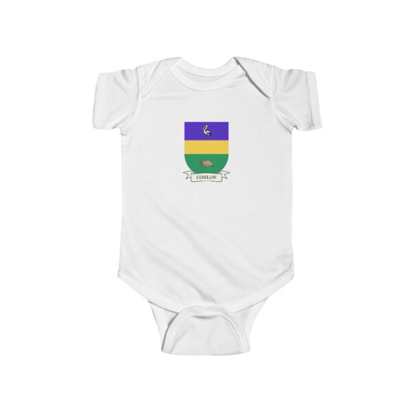 Conlon Family Coat of Arms Baby Onesie Bodysuit - Image 2