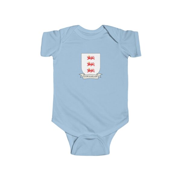 Coughlan Family Coat of Arms Baby Onesie Bodysuit - Image 4