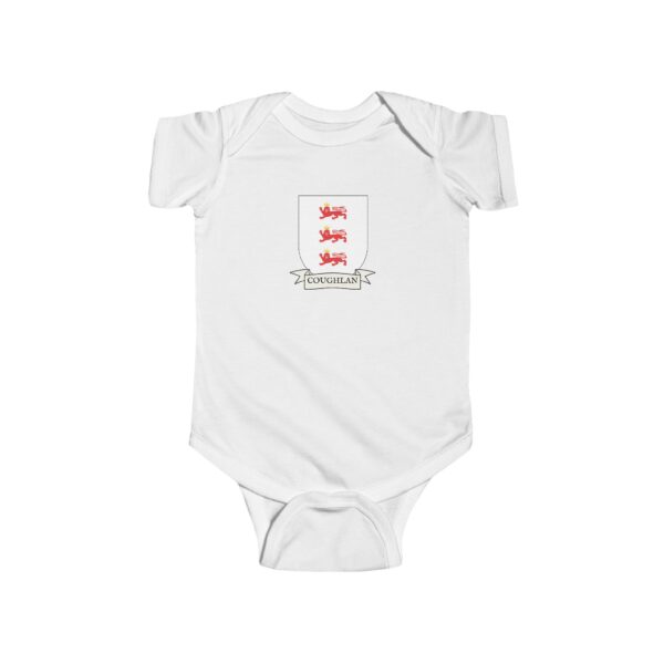 Coughlan Family Coat of Arms Baby Onesie Bodysuit - Image 2