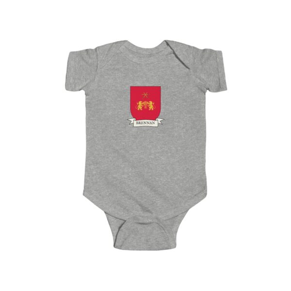 Brennan Family Coat of Arms Baby Onesie Bodysuit - Image 3