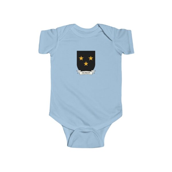 Moran Family Coat of Arms Baby Onesie Bodysuit - Image 4