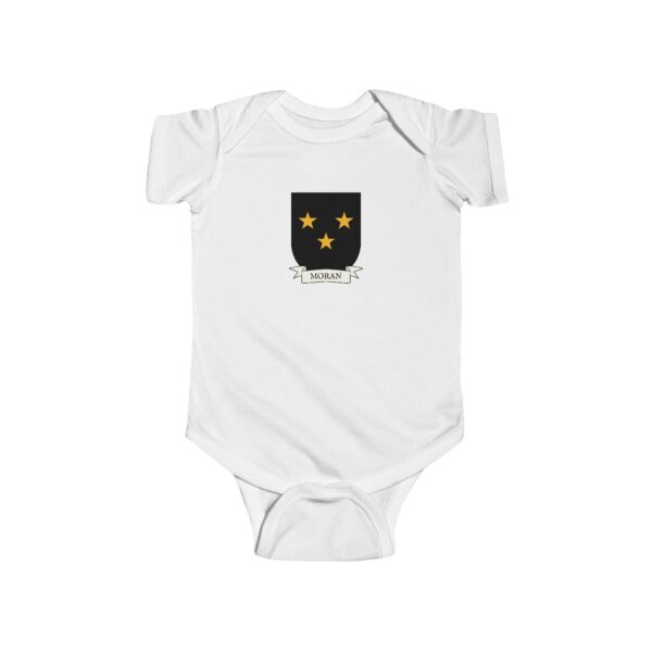 Moran Family Coat of Arms Baby Onesie Bodysuit - Image 2