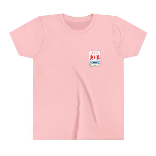 Neal Family Coat of Arms Youth T-Shirt - Image 4