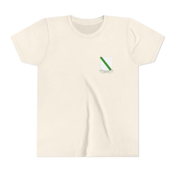 Mallon Family Coat of Arms Youth T-Shirt - Image 2