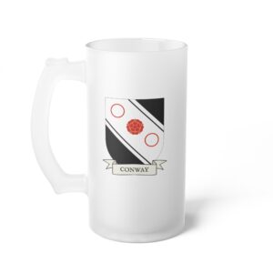 Conway Family Coat of Arms Beer Mug